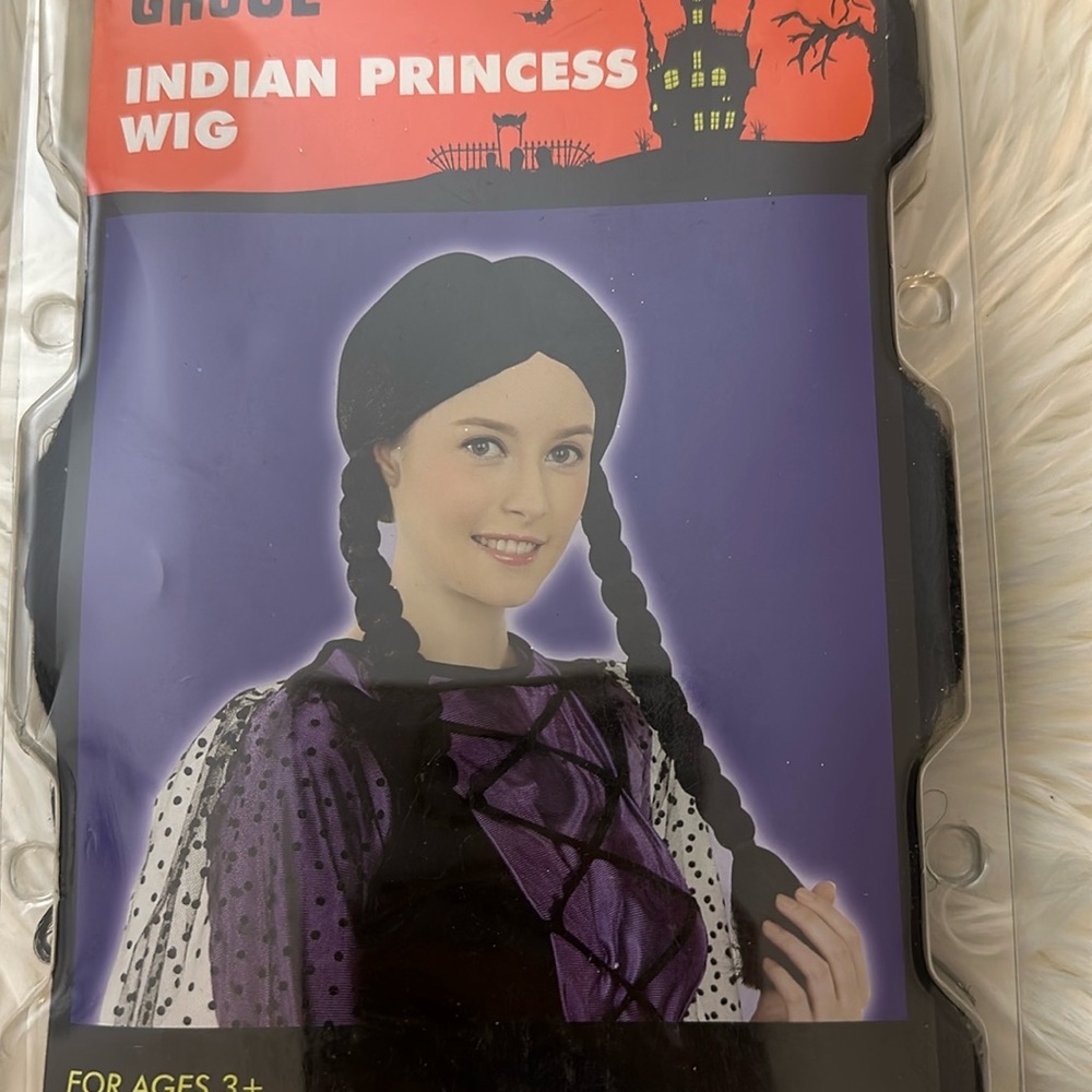Totally Ghoul Black Braided Indian Princess Wig
